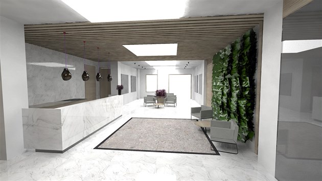 Plánovaná podoba budovy v Uherském Brodě. V roce 2015 zde psychicky nemocný muž zastřelil osm návštěvníků restauraci Družba.