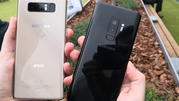 Samsung Galaxy S9+ a Galaxy Note 8