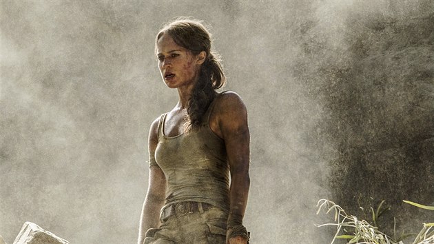 Alicia Vikanderov ve filmu Tomb Raider (2018)