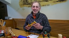 Na ležáku v masných krámech s restaurátorem Luďkem Fialou z Jindřichova Hradce. Na ležáku v masných krámech s restaurátorem Luďkem Fialou z Jindřichova Hradce.