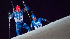 Michal Krčmář při závodě smíšených štafet v Kontiolahti. Michal Krčmář při závodě smíšených štafet v Kontiolahti.