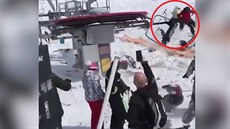 Zrychlená lanovka v Gruzii Zrychlená lanovka v Gruzii