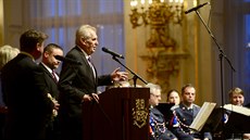 Na Praském hrad se konal slavnostní koncert k znovuzvolení prezidenta Miloe...