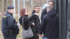 Policie vyetuje stelbu u smíchovského nádraí (13.3.2018)