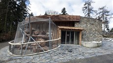Pohled na nový africké pavilon Kalahari, který nyní dokončila olomoucká... Pohled na nový africké pavilon Kalahari, který nyní dokončila olomoucká...