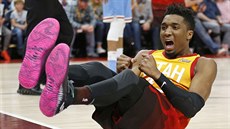 Donovan Mitchell z Utahu se raduje.