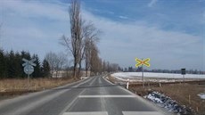 Přejezd u Rokytnice v Orlických horách. Přejezd u Rokytnice v Orlických horách.