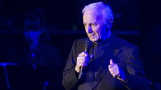 Charles Aznavour v praském Kongresovém centru (16. bezna 2018)