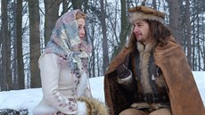 Herci se při natáčení pohádky potýkali s nízkými teplotami. Herci se při natáčení pohádky potýkali s nízkými teplotami.