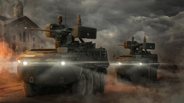 Pandury II Armády ČR při přesunu / ilustrace Pandury II Armády ČR při přesunu / ilustrace