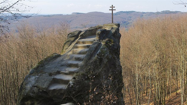 Chřibské bučiny z Kazatelny Chřibské bučiny z Kazatelny