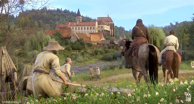 Tvůrci hry Kingdom Come: Deliverance vrátili areálu jeho středověkou podobu,... Tvůrci hry Kingdom Come: Deliverance vrátili areálu jeho středověkou podobu,...