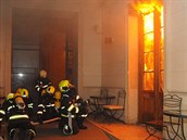 Požár hotelu v Náplavní ulici Požár hotelu v Náplavní ulici