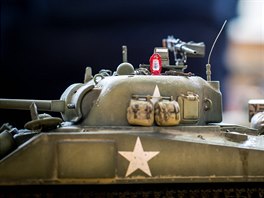 Detaily doladný model amerického tanku Sherman