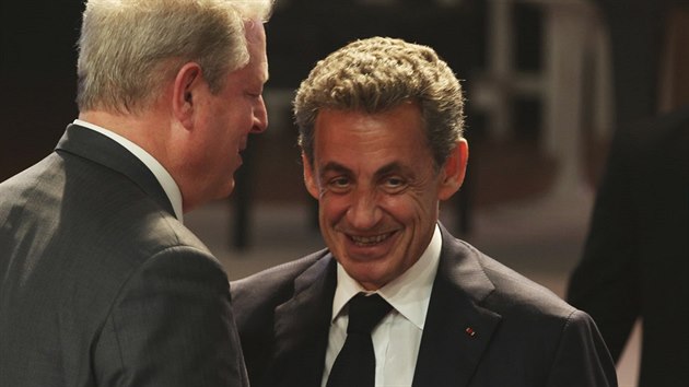 Bval francouzsk prezident Nicolas Sarkozy na snmku z 18. bezna 2018