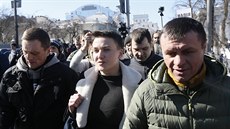 Ukrajinská politika, bývalá armádní dstojnice a nkdejí vzekyn v Rusku Nadija Savenková