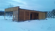 Současná podoba stavby občerstvení. Současná podoba stavby občerstvení.