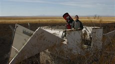 Operátor robotického dalekohledu FRAM Martin Mašek na observatoři Pierra Augera... Operátor robotického dalekohledu FRAM Martin Mašek na observatoři Pierra Augera...