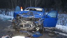 Střet tří automobilů nedaleko Hořic na Šumavě. Střet tří automobilů nedaleko Hořic na Šumavě.