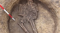 Archeologové nalezli v průmyslové zóně ve Vyškově unikátní hrob s kostrou ženy... Archeologové nalezli v průmyslové zóně ve Vyškově unikátní hrob s kostrou ženy...