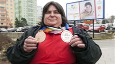 Paralympionička Eva Kacanu z Olomouce přivezla z mezinárodních atletických... Paralympionička Eva Kacanu z Olomouce přivezla z mezinárodních atletických...