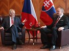 Prezident Zeman zahjil ve Vysokch Tatrch oficiln st nvtvy Slovenska,...