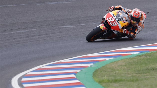 Marc Márquez na trati Velké ceny Argentiny Marc Márquez na trati Velké ceny Argentiny