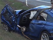 Smrtelná nehoda řidiče BMW na D11
