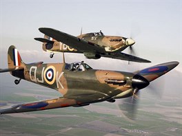 Spitfire a Hurricane