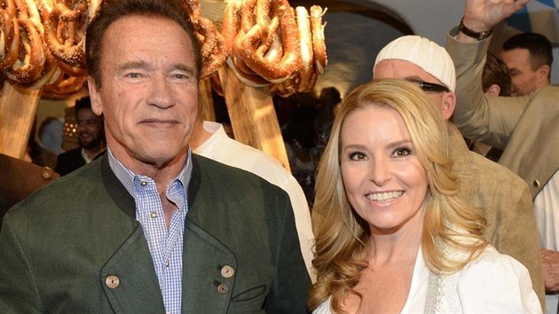 Arnold Schwarzenegger se svou ptelkyn Heather Milliganovou