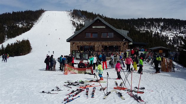 Občerstvení Slaměnka mělo v uplynulých dnech napilno.