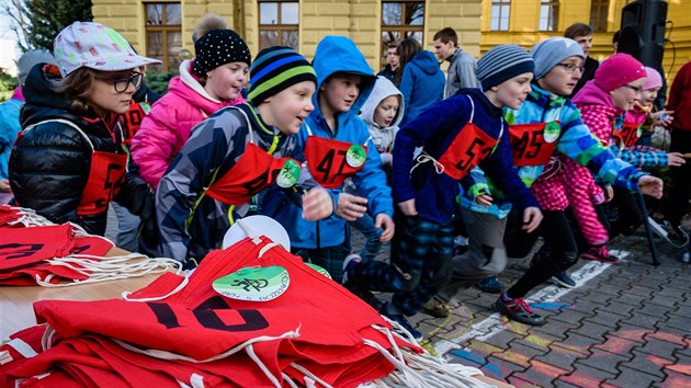 Hradeck gymnzium uspodalo nadan bh na podporu vzkumu lby ndorovch onemocnn (6.4.2018).