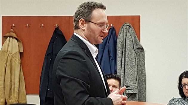 Obalovan sedmaticetilet Petr Benda u Krajskho soudu v st nad Labem (4. dubna 2018)