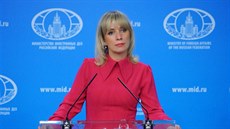Marija Zacharovová, mluví ruského ministerstva zahranií