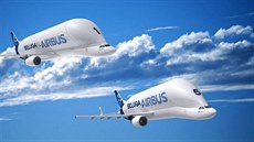 Beluga XL vychází z nákladního letadla Airbus A330-200, Airbus je pouívá pro...