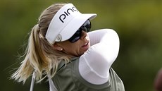 Švédská golfistka Pernilla Lindbergová na turnaji ANA Inspiration v Rancho... Švédská golfistka Pernilla Lindbergová na turnaji ANA Inspiration v Rancho...