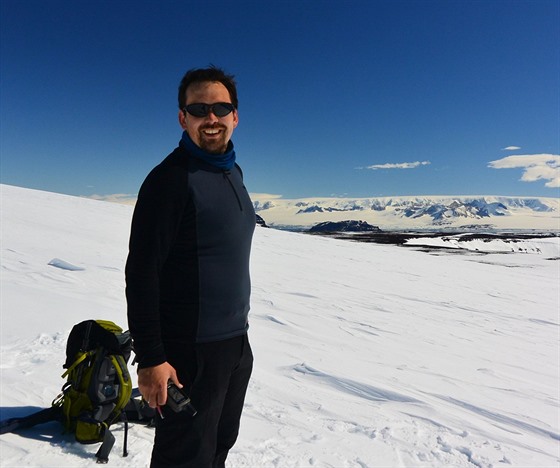 Vdec Filip Hrbáek bhem expedice na Antarktid