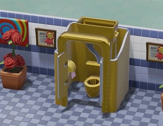 Zlatý záchod do hry Two Point Hospital