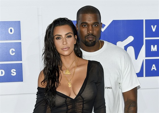 Kim Kardashianová a Kanye West (New York, 28. srpna 2016)