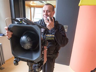Nový megafon policie ve Zlínském kraji.