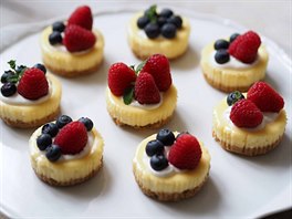 Minicheesecakes s ovocem