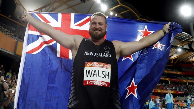 Novozlandsk koula Tom Walsh s pehledem ovldl Hry Commonwealthu.