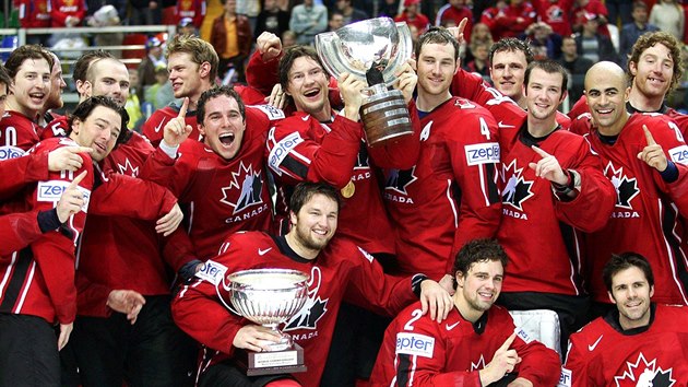 Kanaané se radují ze zisku zlatých medailí na hokejovém ampionátu v Moskv....