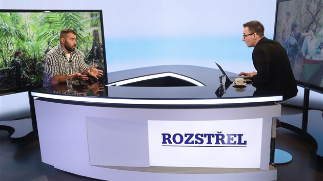 Zoolog a lovec pytlk Tom Ouhel v diskusnm poadu iDNES.cz Rozstel. (19. dubna 2018)