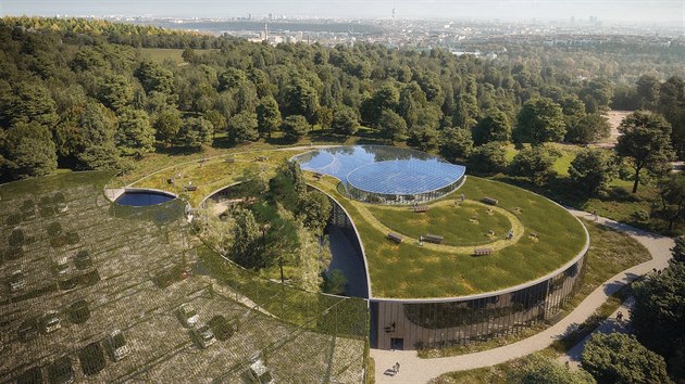 Sout na nvrh novho vstupu do arelu botanick zahrady vyhrl atelir Frnek Architects.
Na stee budovy s elegantnm pdorysem bude i naun stezka. (18. 4. 2018)