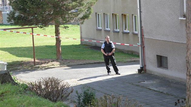 Psychicky nemocn mu dnes dopoledne v azylovm dom v Domalicch postelil dva policisty a zbra nakonec obrtil proti sob. (10. 4. 2018)