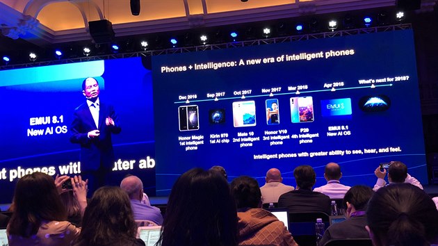 Kunk Jan: Eric Xu, adujci pedseda pedstavenstva Huawei na konferenci HAS 2018 v en-enu.