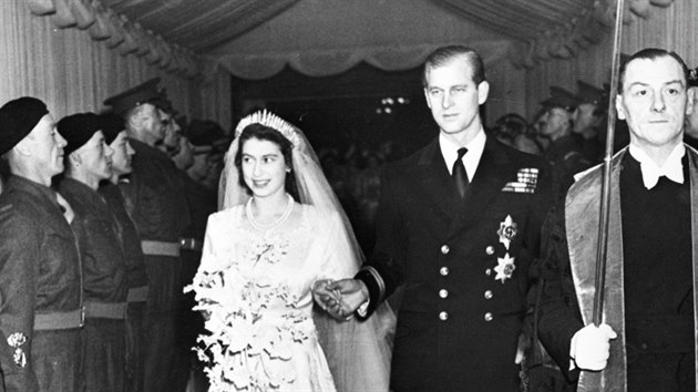 Princezna Albta a vvoda z Edinburghu Philip se vzali 20. listopadu 1947 ve Westminsterskm opatstv v Londn.