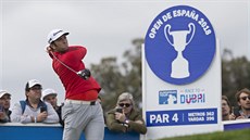Španělský golfista Jon Rahm na turnaji European Tour v Madridu. Španělský golfista Jon Rahm na turnaji European Tour v Madridu.
