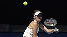 Markéta Vondroušová bojuje ve druhém kole Australian Open. Markéta Vondroušová bojuje ve druhém kole Australian Open.